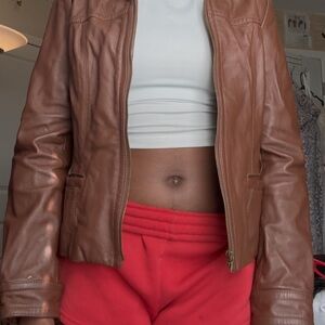 Brown Leather Jacket